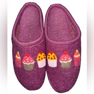 HAFLINGER  Sweetie Cupcake boiled wool Slippers